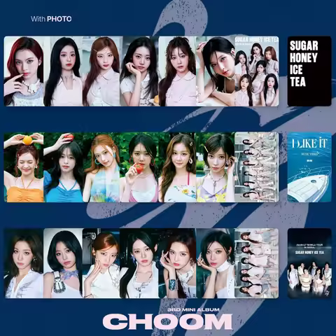 7PCS Korean Hot Female Idol New Album "I LIKE IT" High Quality Small Cards RUKA AHYEON RORA PHARITA 
