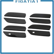 [figatia1] 4x Car Door Handle Bowl Covers Replaces Car Accessories for