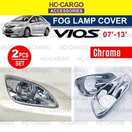 Toyota Vios 2007 NCP93 Dugong Front Fog Lamp Cover Chrome 1SET LEFT+RIGHT