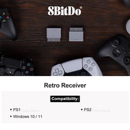 【High Cost-Performance】 Retro For Ps1 Ps2 And Compatible With Xbox Controller Switch Pro And Ps5/ps4 Controller