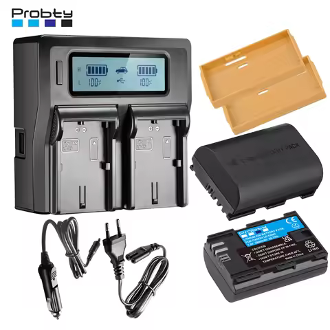 LP-E6NH LPE6NH Replacement LP-E6N LP-E6 Battery for Canon EOS R R5 R6 5DS 6D 7D 60D 70D 80D 90D Mark