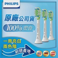 【Philips飛利浦】Sonicare智能美白刷頭三入組(HX9063/67)白