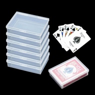 6-Pack Clear Card Deck Case - Kotak Penyimpanan Kad Perdagangan Koleksi, Kotak Penyimpanan Kad Perma