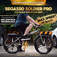 [🇸🇬 OFFICIAL STORE] 2023 LITEPRO UPGRADED BEGASSO SOLDIERS PRO SERIES 24IN &amp; 26IN FOLDABLE MOUNTAIN BIKE WITH HOLLOWTECH TECHNOLOGY [LESS INPUT | MORE OUTPUT]