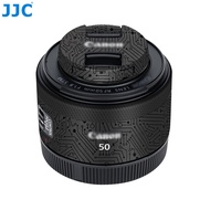 JJC ฟิล์มป้องกันรอยขีดข่วนสติกเกอร์ตัวกล้องสำหรับ Canon RF50mm F1.8เลนส์ STM