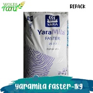 Pupuk Yaramila Faster 1 Kg 25 7 7 NPK Pertumbuhan Tanaman