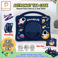 Softcase Xiaomi Poco Pad 12.1 Inch 2024 Casing Anak Kartun Standing Cute Case Kids Cover Skin Pelidu