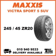 MAXXIS VICTRA SPORT 5 SUV - 245/45/20, 245/45ZR20 TYRE TIRE TAYAR 20 INCH INCI