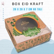 (Min 10pcs) Delivery Rice Box 20x20x7 cm/Eid Box 20x20x7 Eid Rice Box Free Tag Order 10pcs Eid Cake Box Hampers Box Parcel