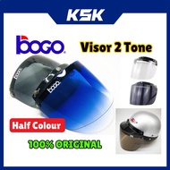BOGO Visor 3 Button Black Cap Visor Helmet 2 Tone Helmet SGV MS88 SGV99 MHR VISOR BOGO CS2 Helmet MH