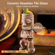 Etronik Loveyalty Mocktail Ceramic Hawaiian Tiki Glass Cocktail Glass 400ml - LY-40
