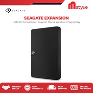 Seagate Expansion 1TB / 2TB / 4TB USB 3.0 Portable External Hard Drive | Drag-and-Drop File Saving Windows Compatibility