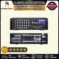 SAKURA AV-733 UB 450 WATTS MIXING AMPLIFIER CLASSIC AUDIO-OFFICIAL (ORIGINAL)