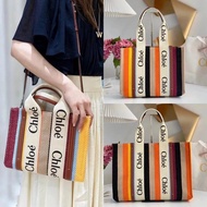 Chanel Classy Bag Simple Single Product Chloe Chloe New Style Rainbow Color Series Woody Handmade To