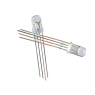 Common Cathode LED 5MM RGB (4 pins)  [2pcs]