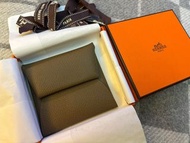 Hermes Card Holder大象灰