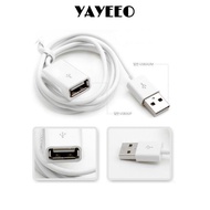 YAYEEO 1M-3ft USB 2.0 Audio HOT Extender Male To Female Cord