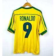 BRAZIL HOME JERSEY FOOTBALL SHIRT 1998 2000 RETRO JERSEY BRAZIL RETRO JERSEY VINTAGE JERSEY CLASSIC 