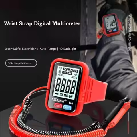Portable Digital Wristband Multimeter Rechargeable Digital Display Rechargeable Multimeter Resistanc