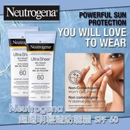 Neutrogena超透明輕透防曬霜 SPF60