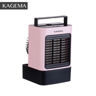 KAGEMA Mini Air Cooler Portable Aircon Air Conditioner Airconditioner Negative Ion PM2.5 Purifier USB Charging With Night Light 3 Speed Wind For Room Office Desk Table Standing Fan