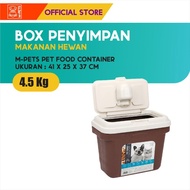Feed M-Pets Pet Food Container 4.5 Kg Pet Food Storage Container/