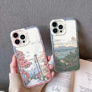 YL| OPPO Reno 10 Pro+ 3 4 5 5F 7 Z 8T A17 A17K A16K A39 A57 A91 F7 F11 Pro Street landscape soft cas