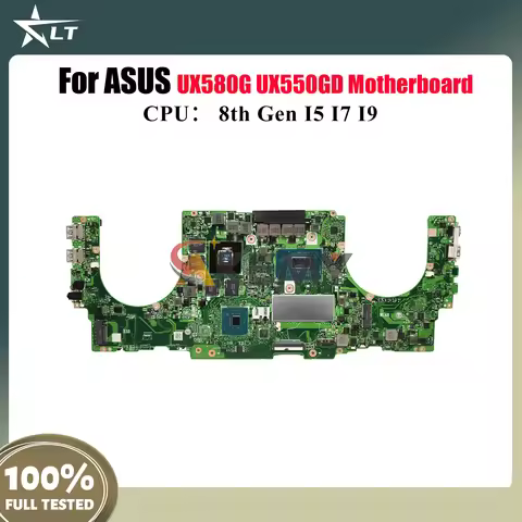 UX550GD Laptop Motherboard For ASUS ZenBook UX580G UX55VD UX55VE UX550 Notebook Mainboard With I5 I7