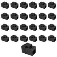 Hot <br>25 Pcs Rj45 Coupler Cat6 Jacks Inline Coupler Female to Female Insert Coupler