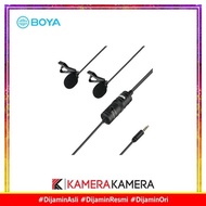 Boya By-M1Dm Dual Clip-On Microphone For Dslr Camera, Smartphone