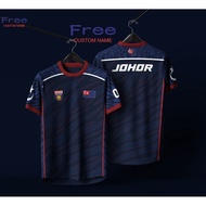 Casual Baju 3D MSSM Johor Revosport Short Sleeve 3D Shirt Baju