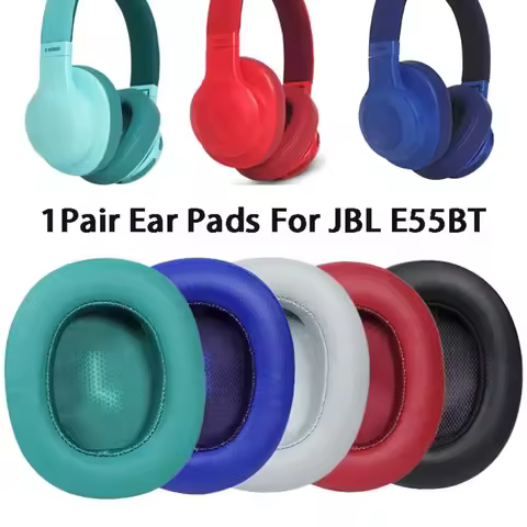 Ear Pads Cushion Replacement JBL E55BT/E 55 BT/E55 BT Headphone Memory Foam Earpads Soft Protein Ear