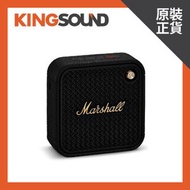 MARSHALL - 英國 Marshall – WILLEN 小型便攜式藍牙喇叭 | IP67級防水防塵 | 超過15小時播放時間 (黑色)