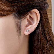 京華鑽石 18K金 天然鑽石 共0.08克拉 鑽石耳環 極光系列