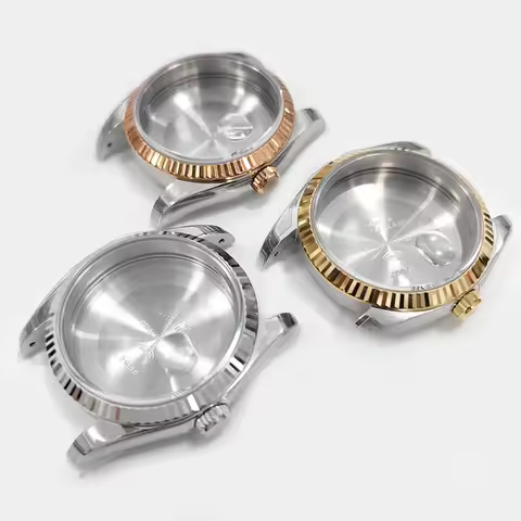 904L Stainless Steel Watch Case for DJ 36mm 116233 116234 116231, Fit to 3135 Watch Movement, Watch 