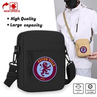 Aston Villa FC Men Football Mini Shoulder Bag Waterproof Sling Bag Official Fan Gear Crossbody Pack 