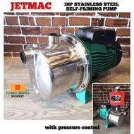 JETMAC JPG5565 1HP 1"X1" STAINLESS STELL SELF-PRIMING WATER PUMP