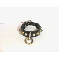 Leather bracelet punk rockRing