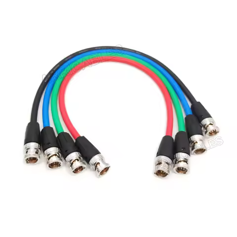 12G 4K HD SDI Flexible Video Patch 75 Ohm Coaxial BNC Cable for Camera Monitor Broadcast Analog Digi