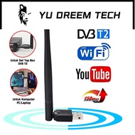 150Mbps DVB-T2 WiFi Adapter - Wireless Dongle Receiver for TV Box, PC, and Laptop/接收器