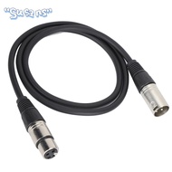 SUSANS Microphone Cable, 1m/3.3ft 3Pin XLR to 3Pin XLR Female Balanced Audio Cable, Professional Mal