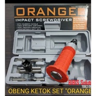 ORANGE Impact Driver Screwdriver Set 6 Pcs Impact Driver Screwdriver Reversible