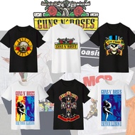 Baju Guns N Roses T-shirt Rock Band GnR Print Cotton Tee Men Women Short Sleeve Tshirt CL01