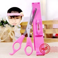 2 IN 1 Hair Bang Clip Cut Set Salon Trimmer Bangs Scissors Set Artifact Hair Tools Cut I4U3