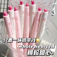 4pcs Cute Gel Pens Retractable Pens 0.5mm Aesthetic Gel Pens Kawaii Mechanical Black Ink Stationery