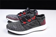 潮品Adidas Pure Boost GO 灰紅 奧利奧 針織 透氣 休閒 運動 B75666