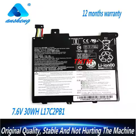 L17M2PB1 Laptop Battery For Lenovo V330-14IKB V330-14ARR V130-14IKB E43-80 K43C-80 E4-ARR L17L2PB1 L