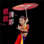 Ancient Style Dance Umbrella Props Bibo Qingying Umbrella Tsuba Dance Classical Dance Dedicated Red 