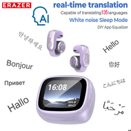 ✈|❀ERAZER XF28 Ear Clips AI Translator Earphones Bluetooth V6.0 Comfortable Stable Sports Wireless H