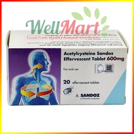 SANDOZ Acetylcysteine Effervescent Tablet 600mg ( Phlegm )